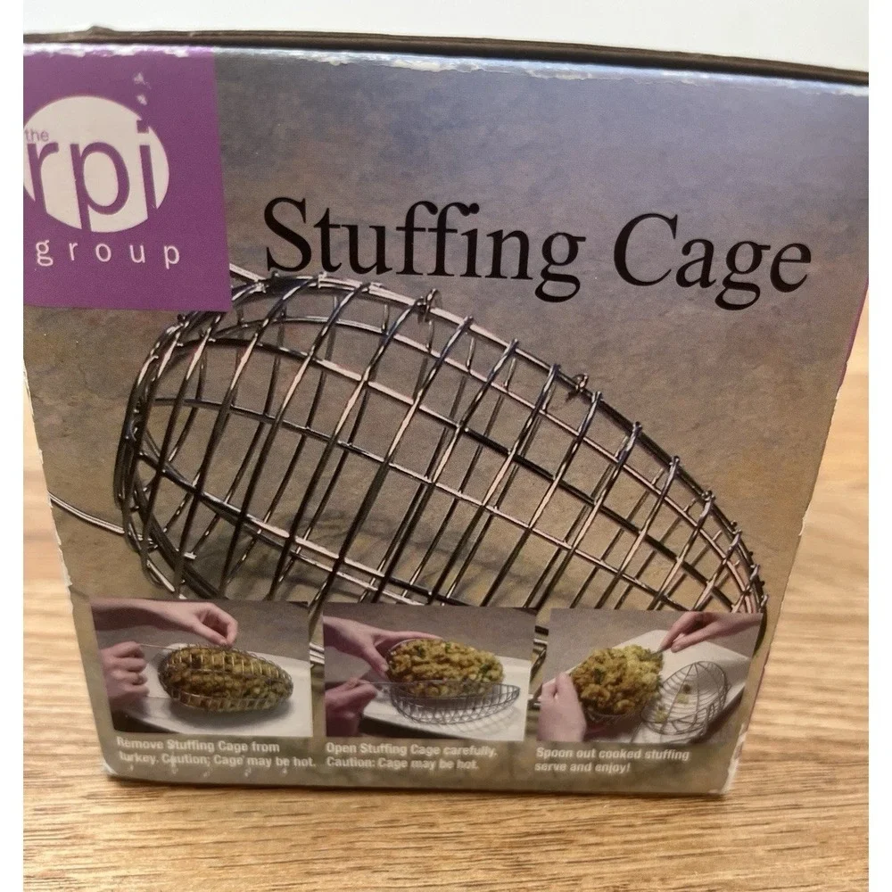 Stainless Steel Thanksgiving Turkey Stuffing Cage 9